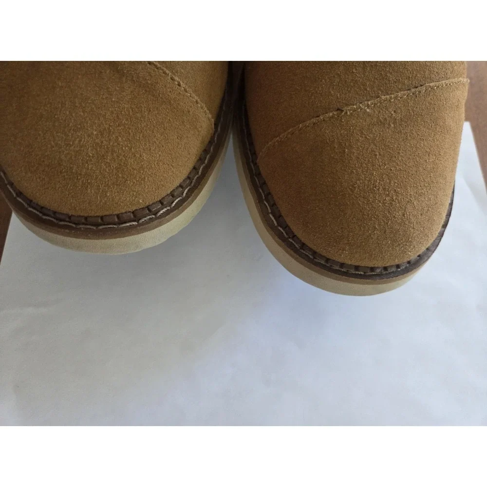 Suede corduroy chukka boots men's 13 urban minimalist toms Mateo dessert